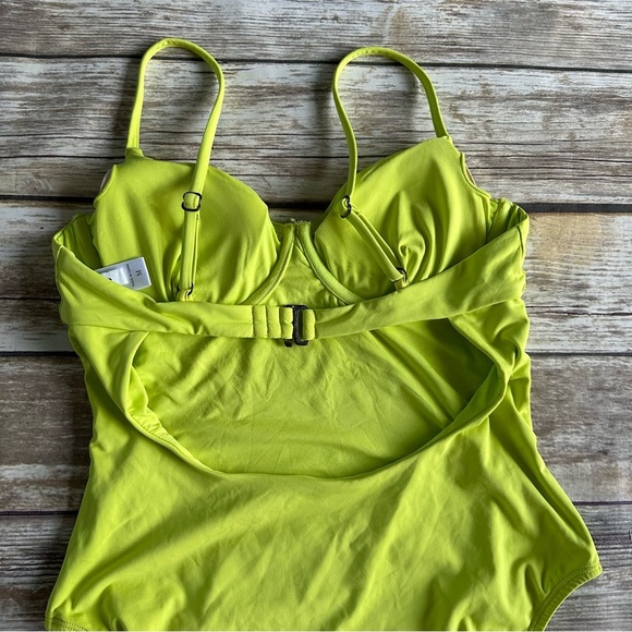 Andie One Piece Neon Swimsuit M - Picture 7 of 15